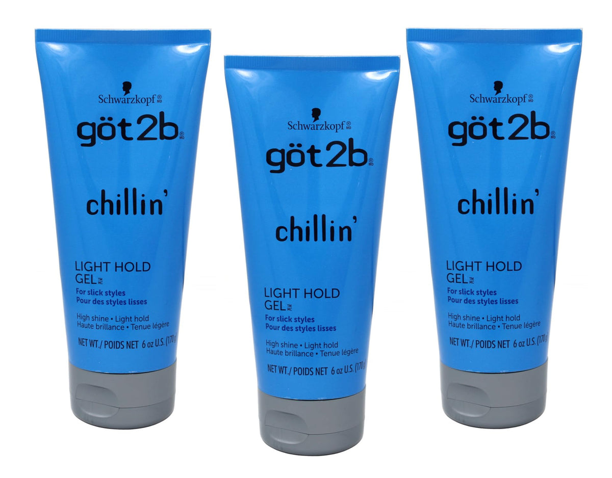 Got2B Chillin Gel 6oz packaging in a three-pack for busy mornings