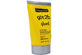 Got2B Glued Spiking Glue hand-styling demonstrates strong hold and flexible restyling.