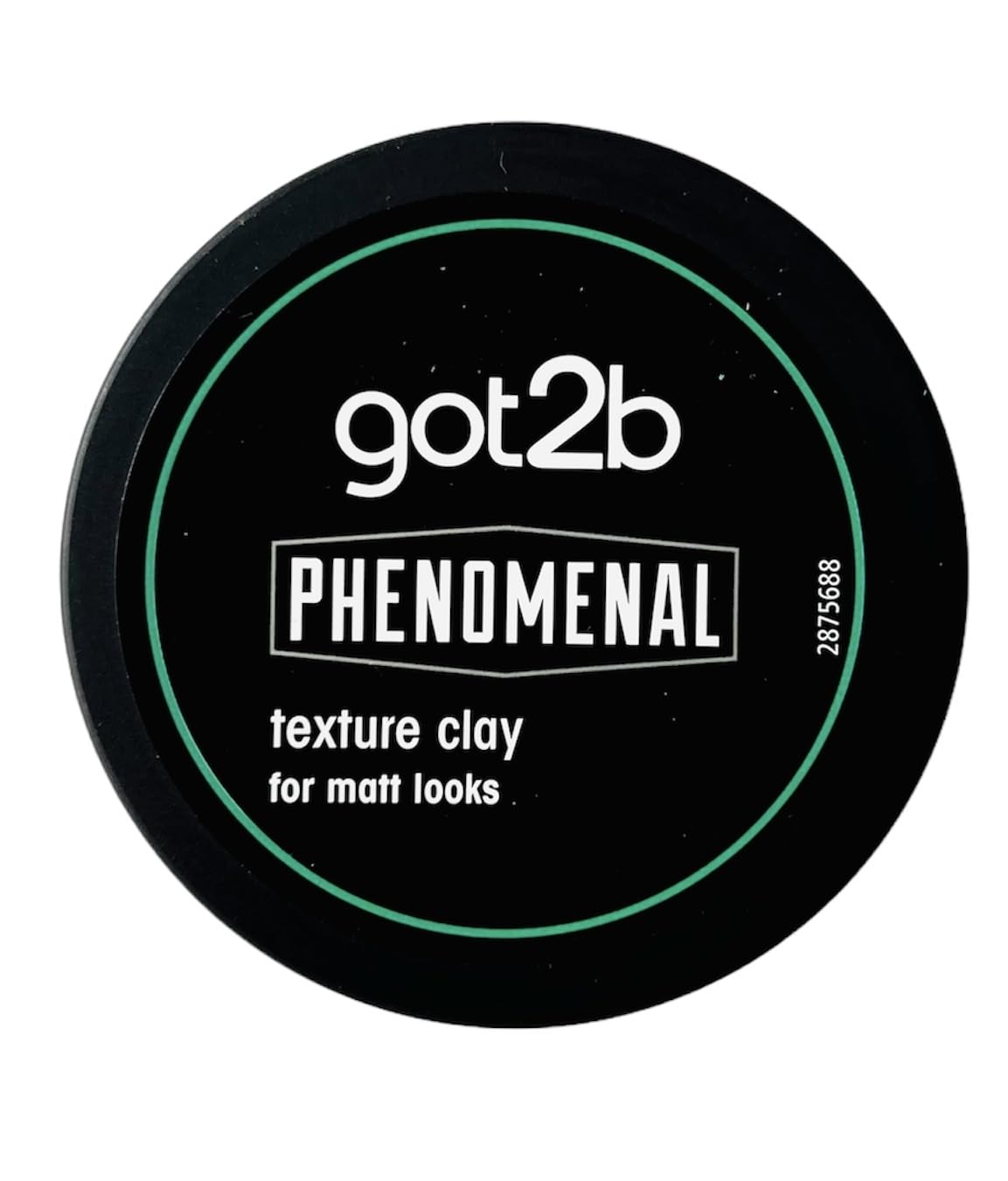 Got2b PhenoMENal texturizing clay jar offers a versatile matte finish for structured styling