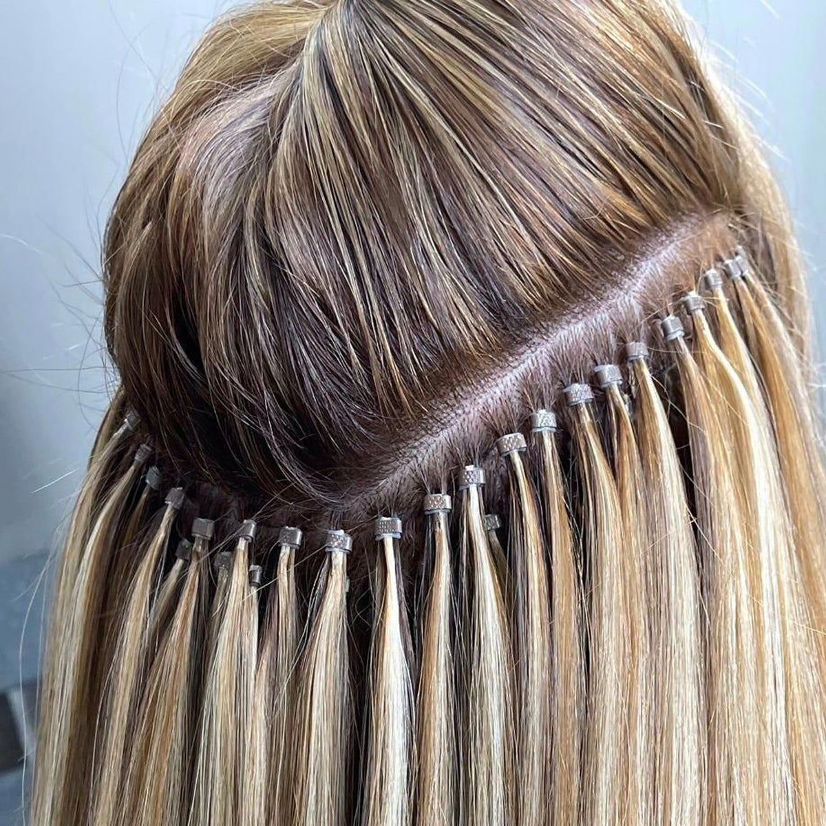 GOTDYA brown extension beads ideal for feathers extensions with secure, comfortable wear.