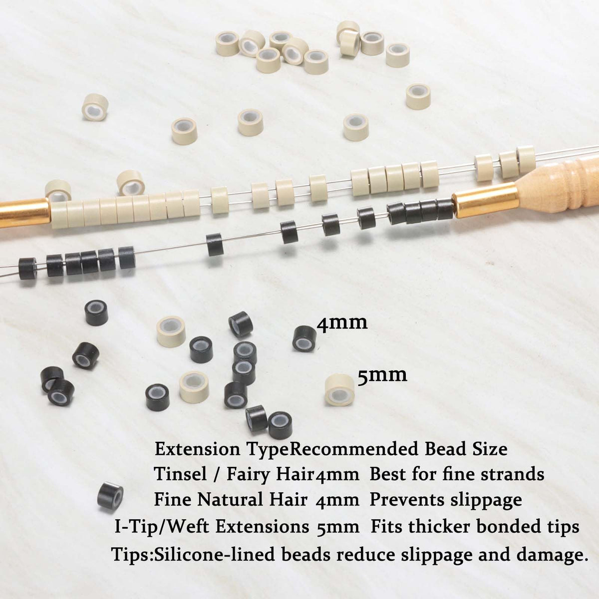 GOTDYA easy-installation rings speed up professional hair setups