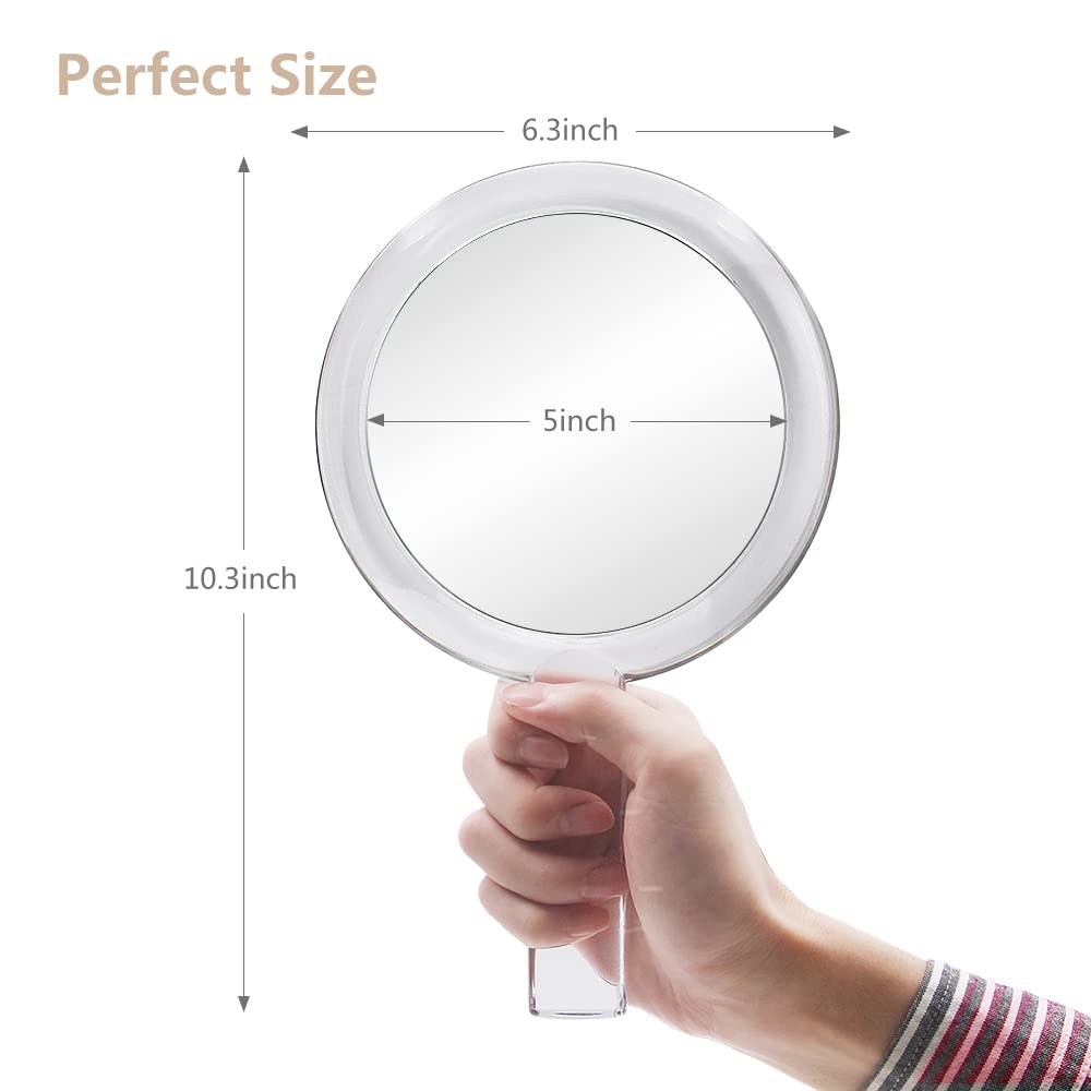 Gotofine 10x magnification mirror for precise brow shaping and tweezing.