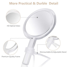 Gotofine portable travel mirror size fits bags for quick touch-ups