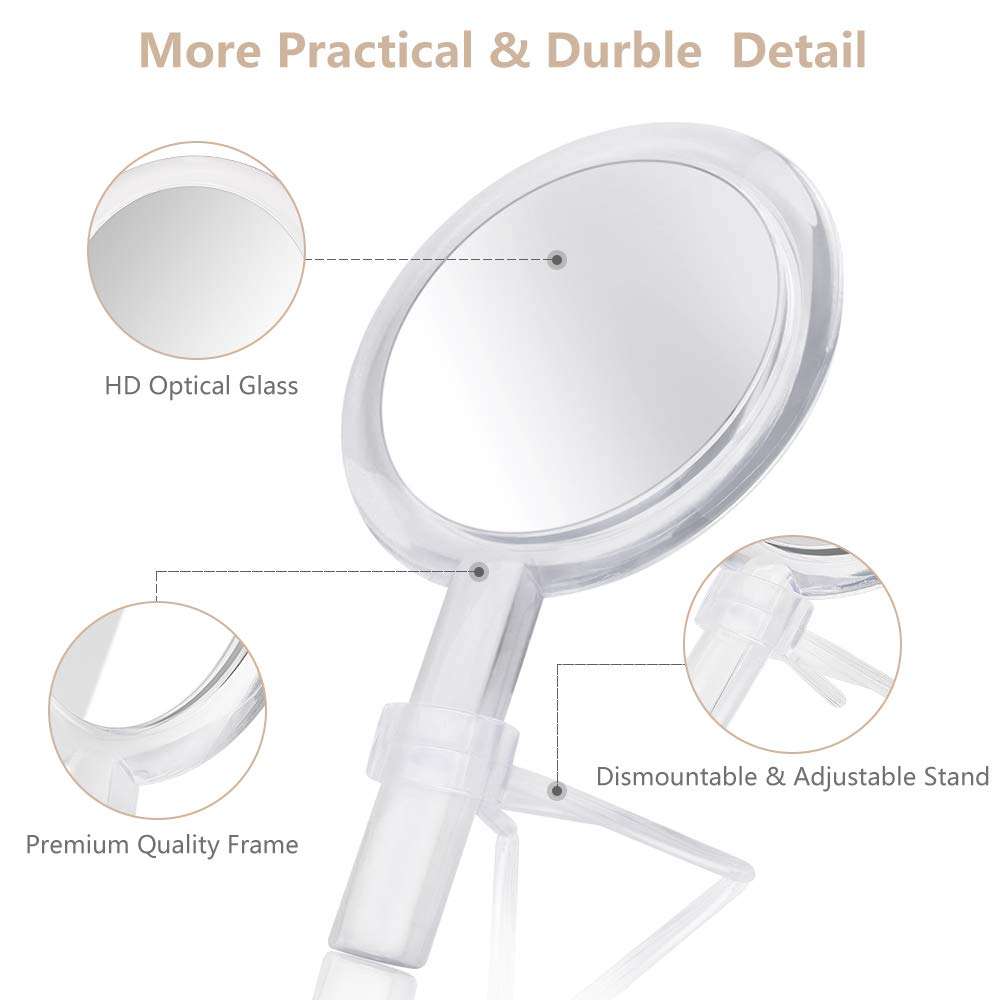 Gotofine portable travel mirror fits in bags for on-the-go touch-ups.