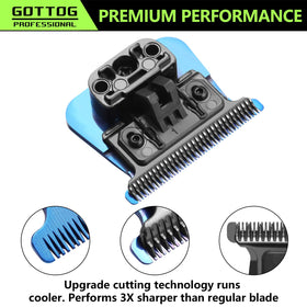 GOTTOG FXBLUE blade with DLC surface highlights hardness and longevity