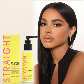 Gowwim all-hair-types visual showing versatile straightening and shine.