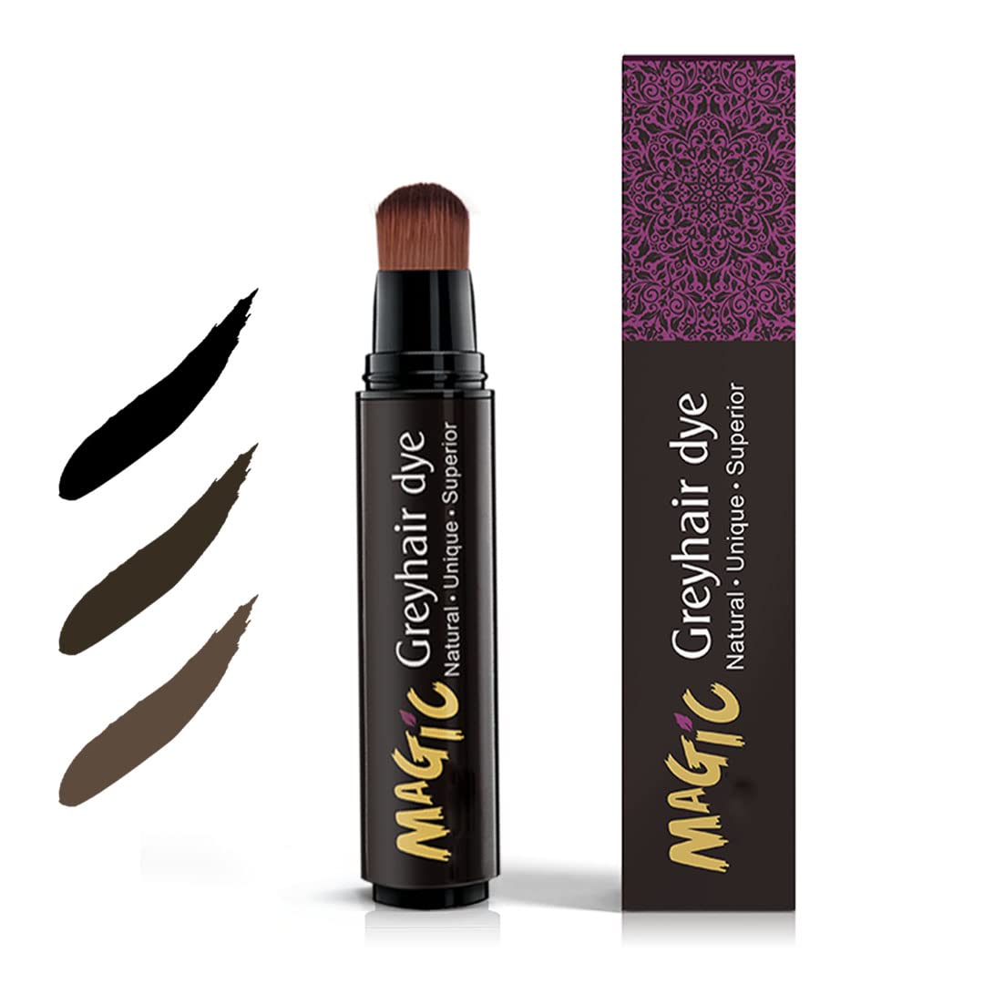 Gowwim Root Touch Up Black Pen covers gray roots instantly