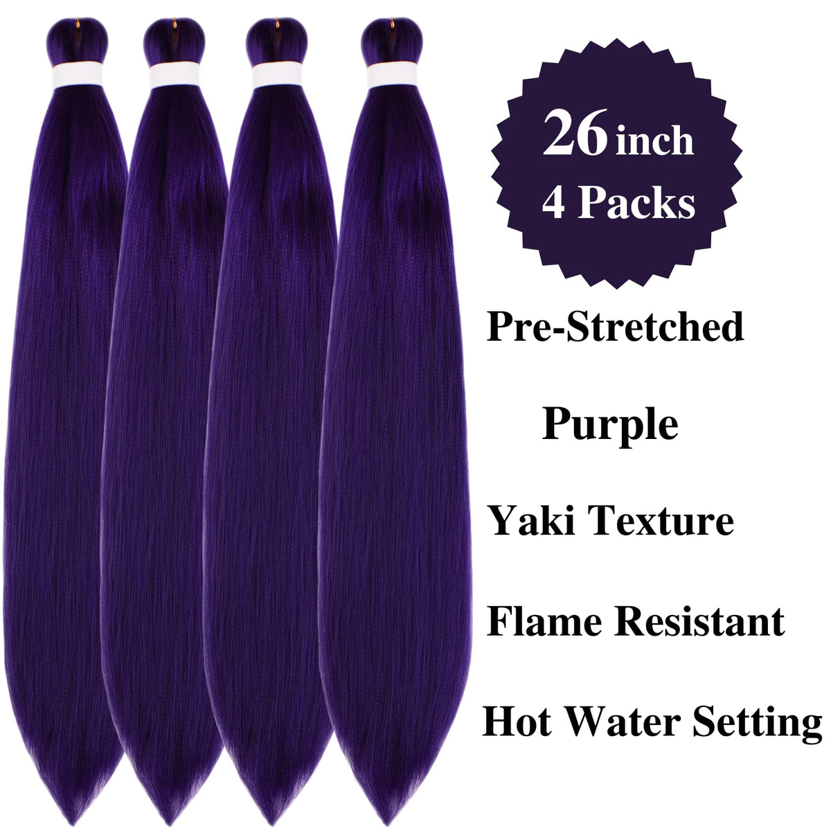 Gozill deep wave curly braids 24-inch, vibrant texture for bold fringe looks.