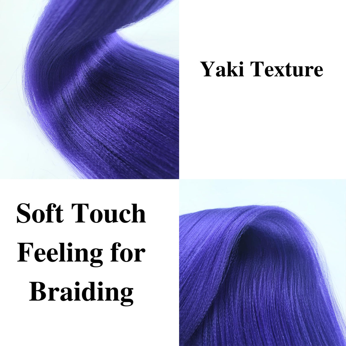 Gozill HD color technology braiding hair, no color bleed and rich luster.