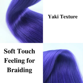 Gozill HD color technology braiding hair, no color bleed and rich luster.
