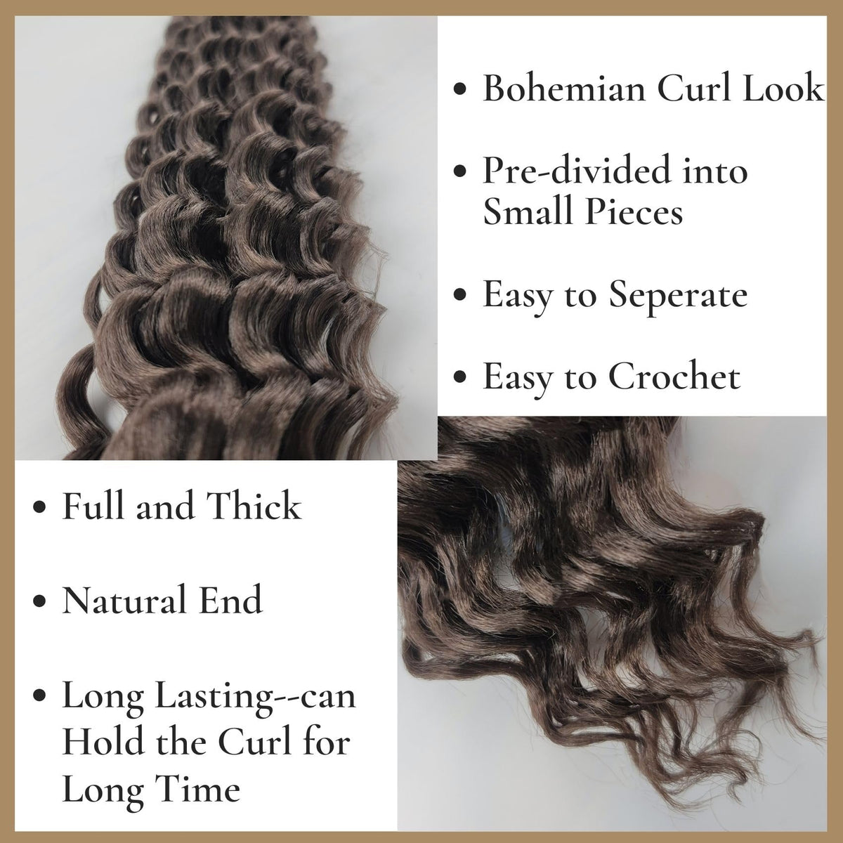 Gozill knotless braiding hair set enables at-home goddess braids with ease.