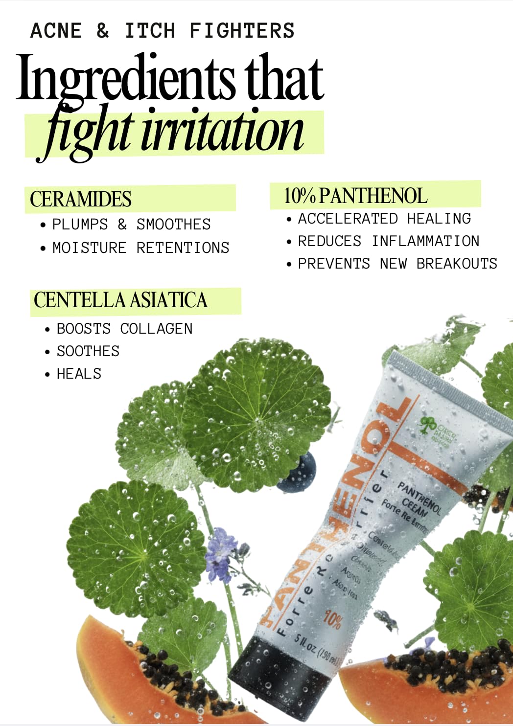 GPC Green Pharm Cosmetic ceramide-rich barrier repair skin close-up.