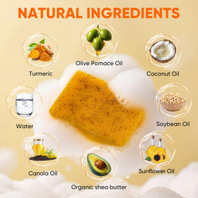 GPP Turmeric Foam Cleanser texture close-up reveals smooth lather