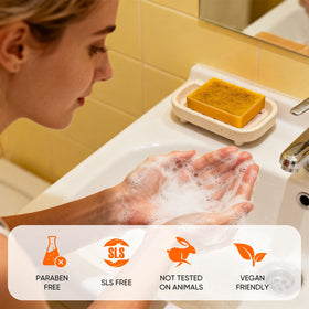 GPP Turmeric Skin Care Set packaging highlights complete cleansing routine