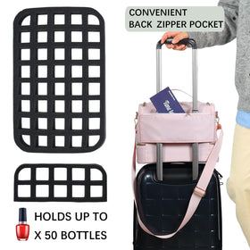 GR69N pink case back pocket for quick access to accessories during travel