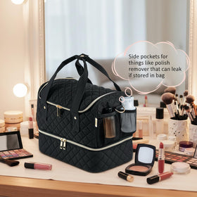 GR69N organizer case showing travel-ready handle and compact design.