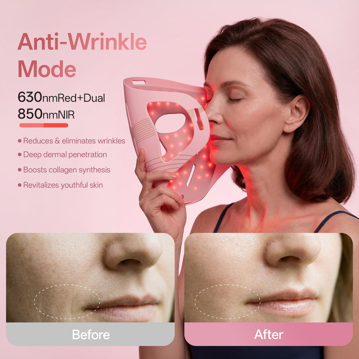 Graart 4D LED mask offers portable light therapy