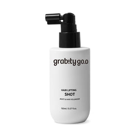 Grabity Hair Lifting Shot bottle front for a compact daily lift.