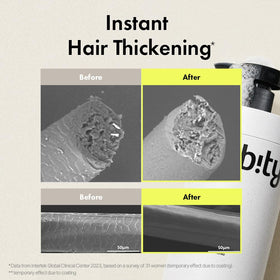Grabityg0.0 post-wash thicker hair appearance for a fuller look