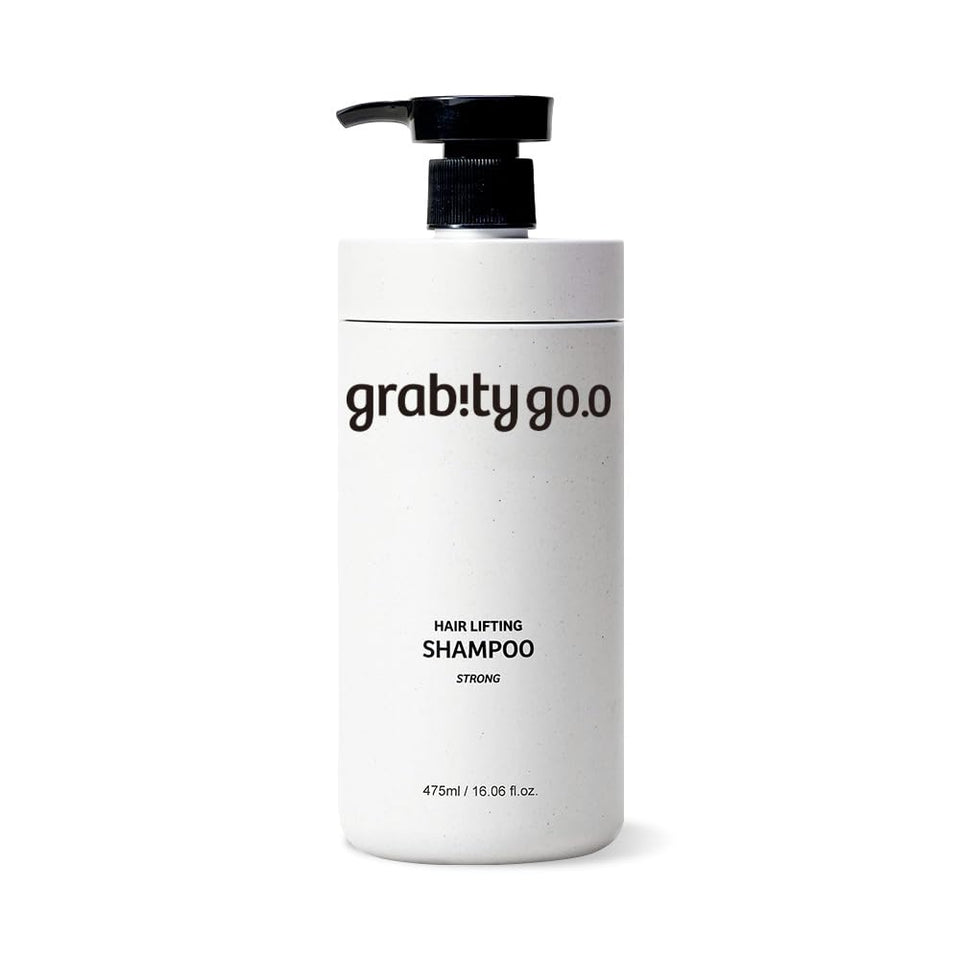 Grabityg0.0 hair lifting shampoo bottle front view showing volume potential
