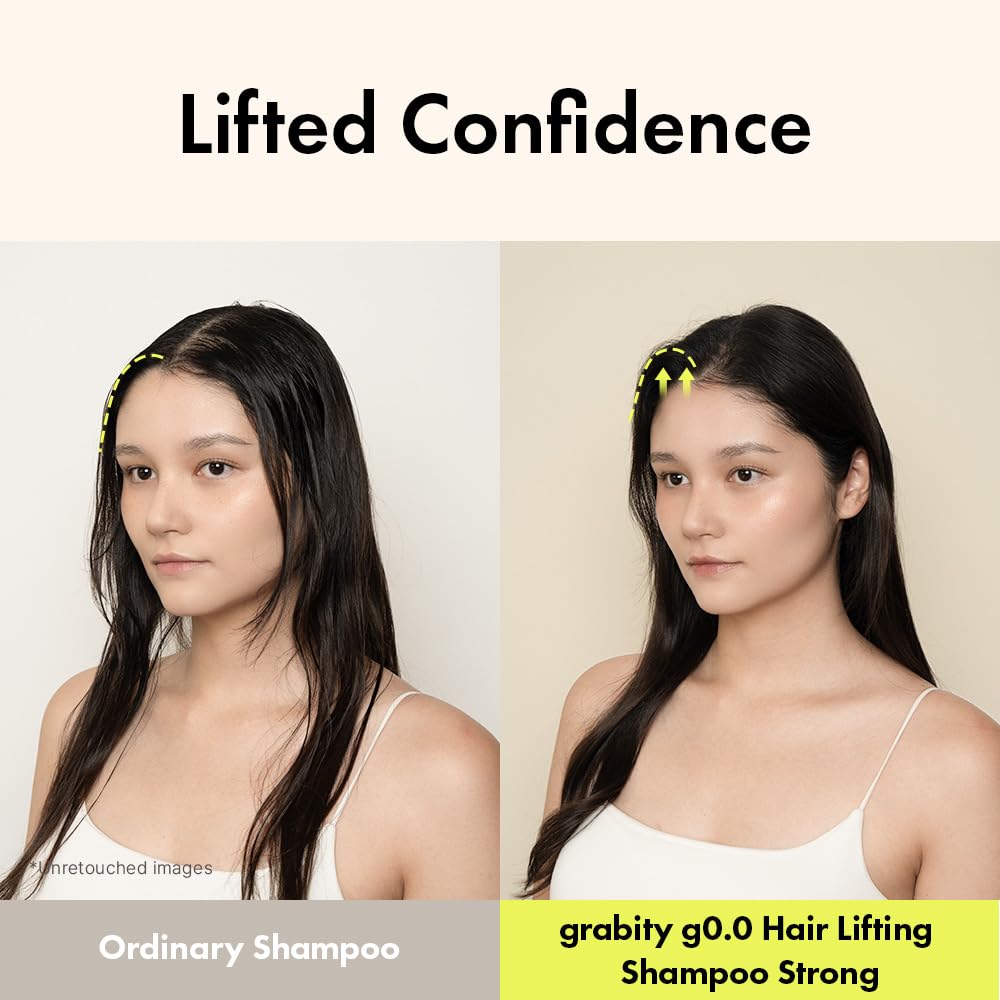 Grabityg0.0 scalp after-wash image showing refreshed base for thinning hair