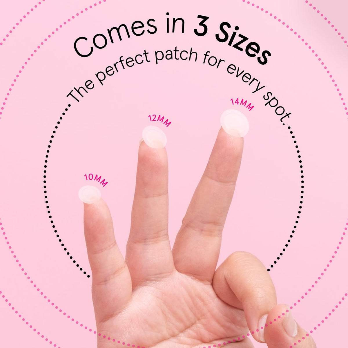 Grace & Stella 12mm patch blends discreetly with the skin