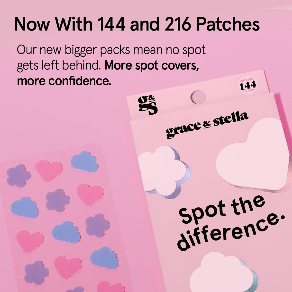 Grace & Stella 144-count pack ready for breakout coverage