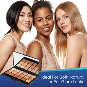 Graftobian HD Glamour Creme Warm Compact Closed shows sleek packaging