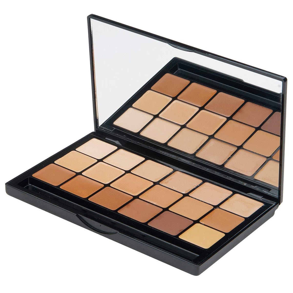 Graftobian HD Glamour Creme Warm Palette front view shows color range