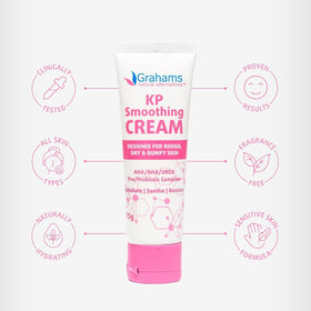 Grahams Natural KP Cream fragrance-free label signals hypoallergenic care