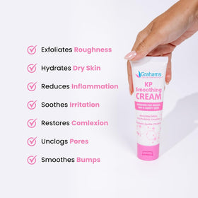 Grahams Natural KP Cream lactic acid close-up supports gentle exfoliation