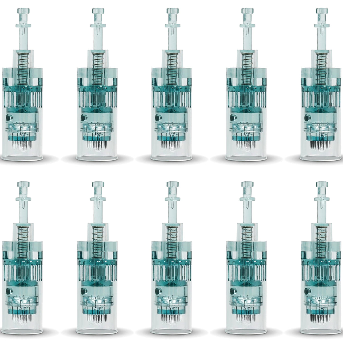 Granatan microneedling cartridges, front view, compatible with M8 for at-home use