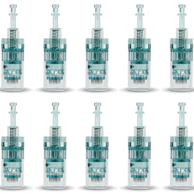 Granatan microneedling cartridges, front view, compatible with M8 for at-home use