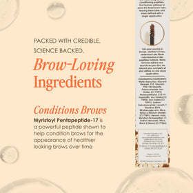 GrandeBROW-FILL Ebony shade complements dark brows for day to night look