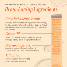 Fine GrandeBROW brush bristles close-up for shaping brows