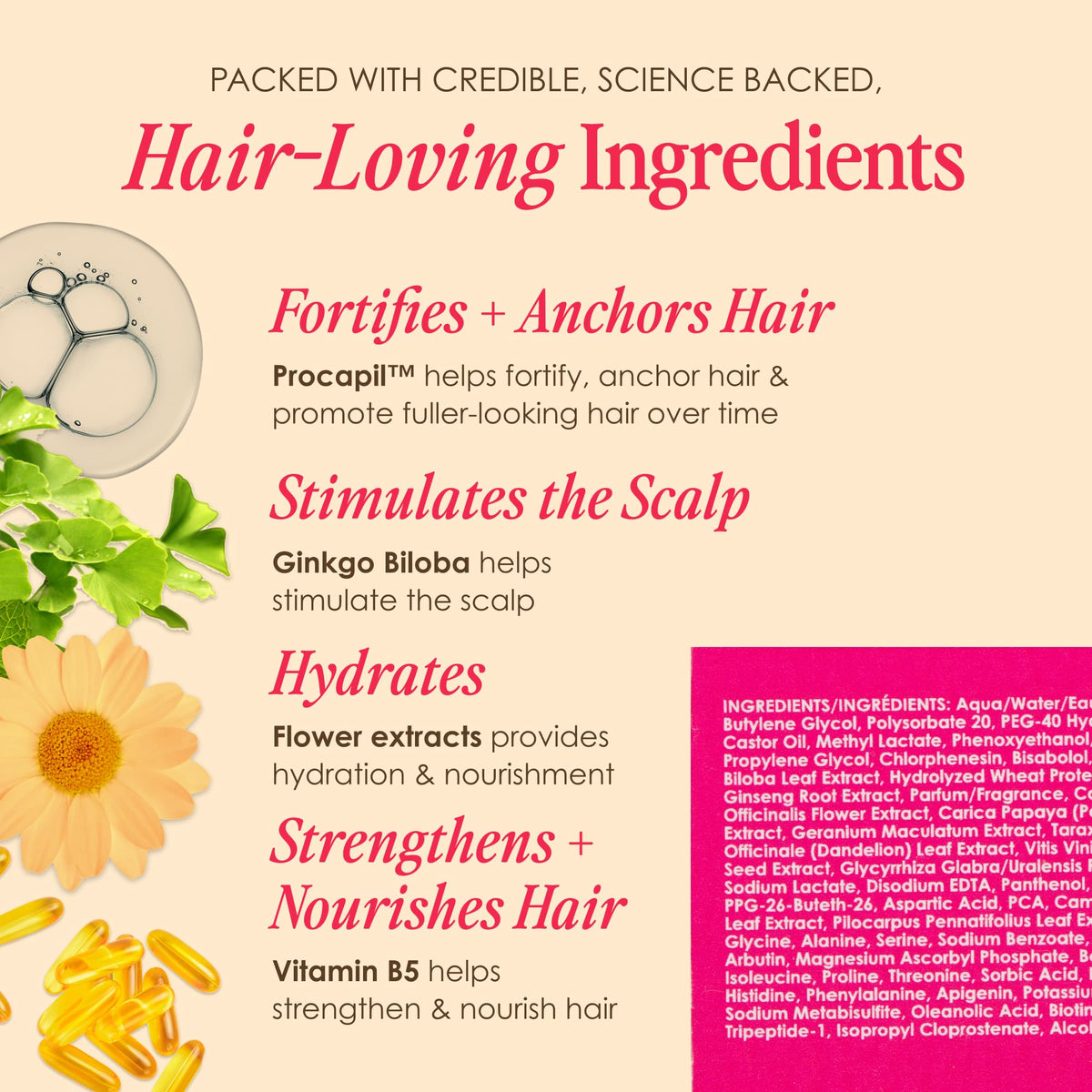 Bathroom shelf with GrandeHAIR serum ideal for daily routine