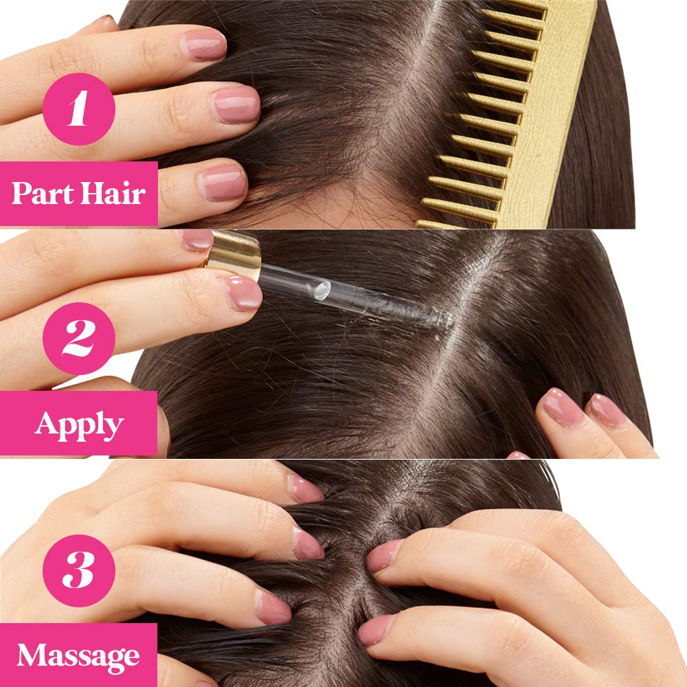 GrandeHAIR serum on color-treated hair emphasizing safe use.