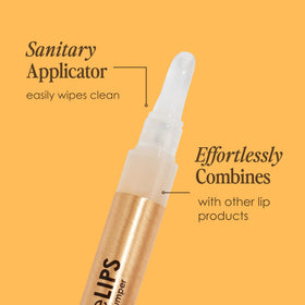 Texture close-up reveals creamy, non-sticky formula for comfortable wear.