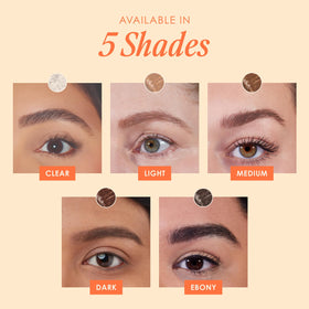 GrandeBROW-FILL soft hold brow gel defines brows without stiffness