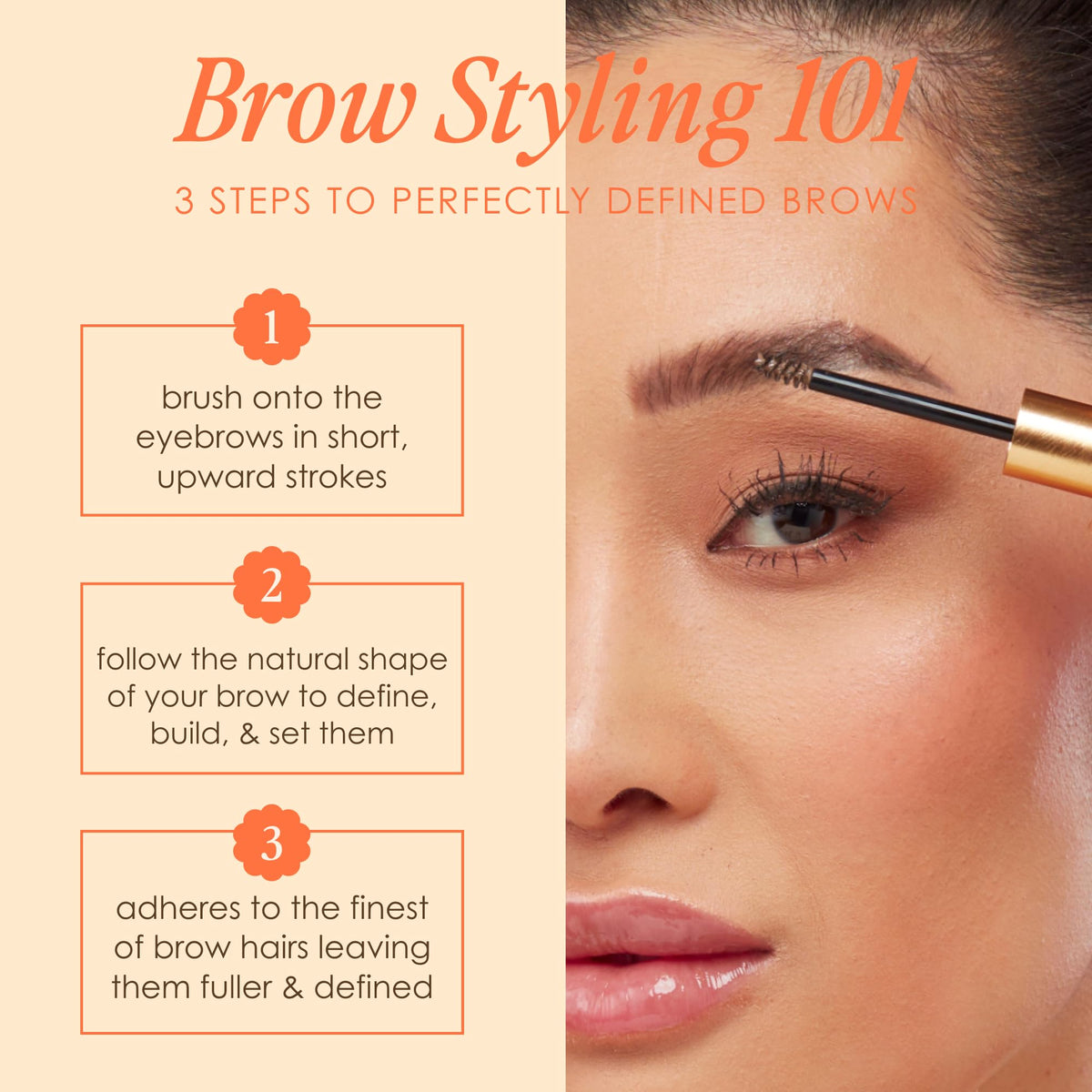 GrandeBROW-FILL water resistant formula stands up to sweat and humidity