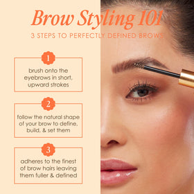 GrandeBROW-FILL water resistant formula stands up to sweat and humidity