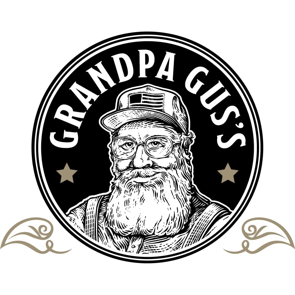 Grandpa Gus's hand scrub rinses clean and leaves skin soft.
