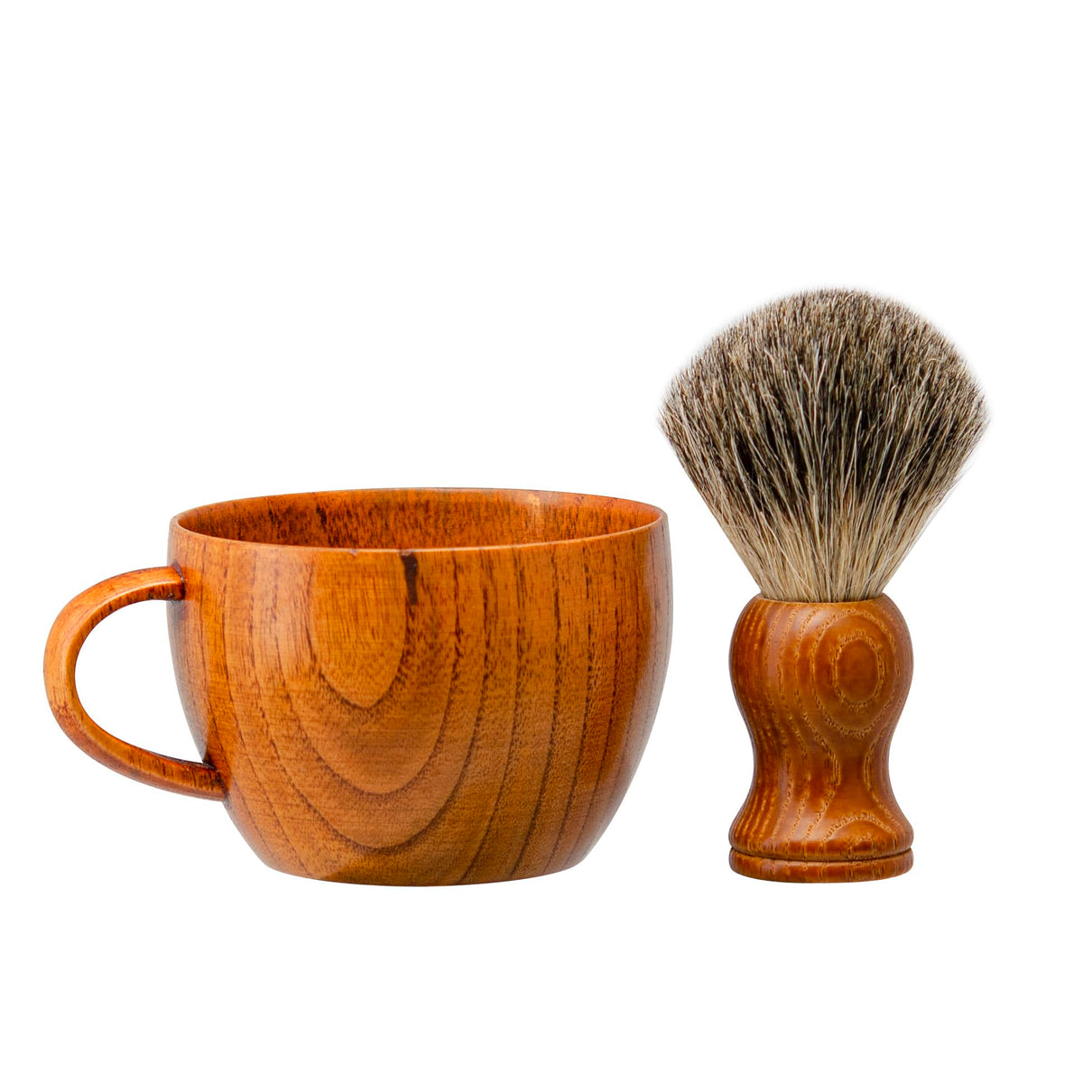 Grandslam shaving brush with pure badger hair for a soft, rich lather.