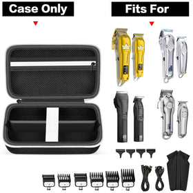 Grapsa case interior elastic band securely holds clippers during transport