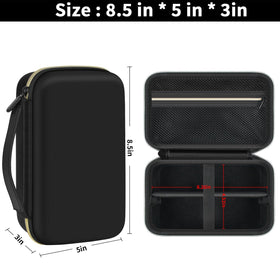 Grapsa case interior with adjustable dividers for flexible clippers organization
