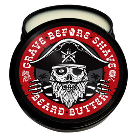Grave Before Shave Bay Rum Beard Butter jar conditions beard for a softer feel
