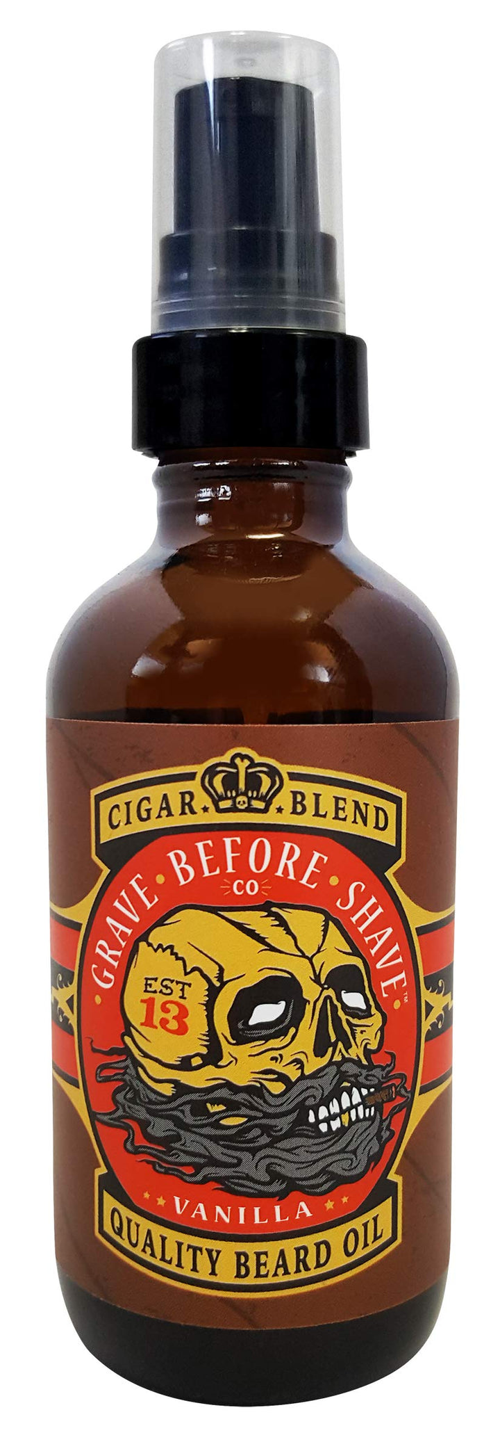 Grave Before Shave beard oil cigar blend 4oz bottle conditions beard and skin