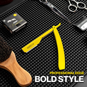GRAVITY RAZORS beginner-friendly exposed edge improves visibility during shaving