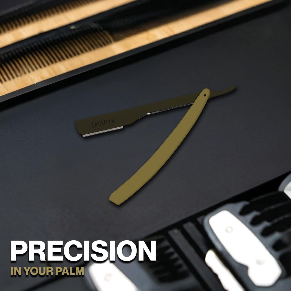 GRAVITY RAZORS suitable for beginners and pros for at-home grooming.