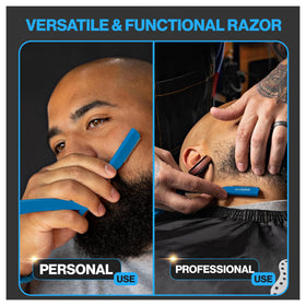 GRAVITY RAZORS Derby Premium blades included for multiple shaves.